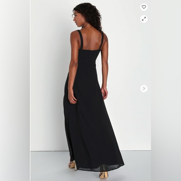NWT Remarkable Arrival Black Sleeveless Maxi Dress - Picture 4 of 4